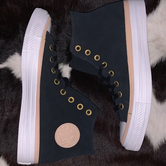 vachetta leather trim converse